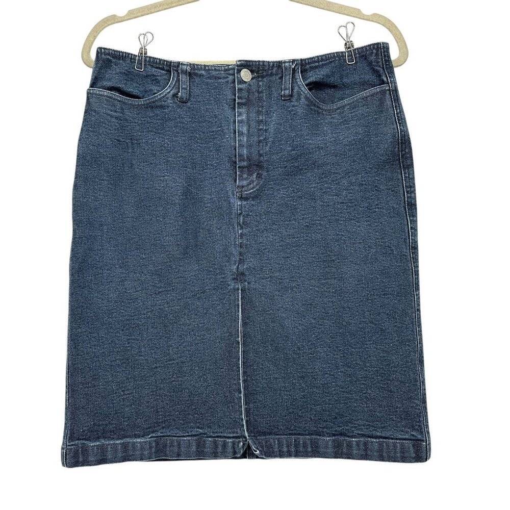 Vintage Polo Jeans Co Ralph Lauren Womens 10 Skirt Denim Jean Pencil Skirt Retro